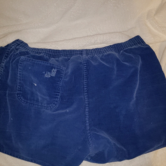 Vintage 1980 OP Mens Corduroy blue shorts - XL - Picture 3 of 3